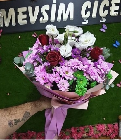 güllü buket